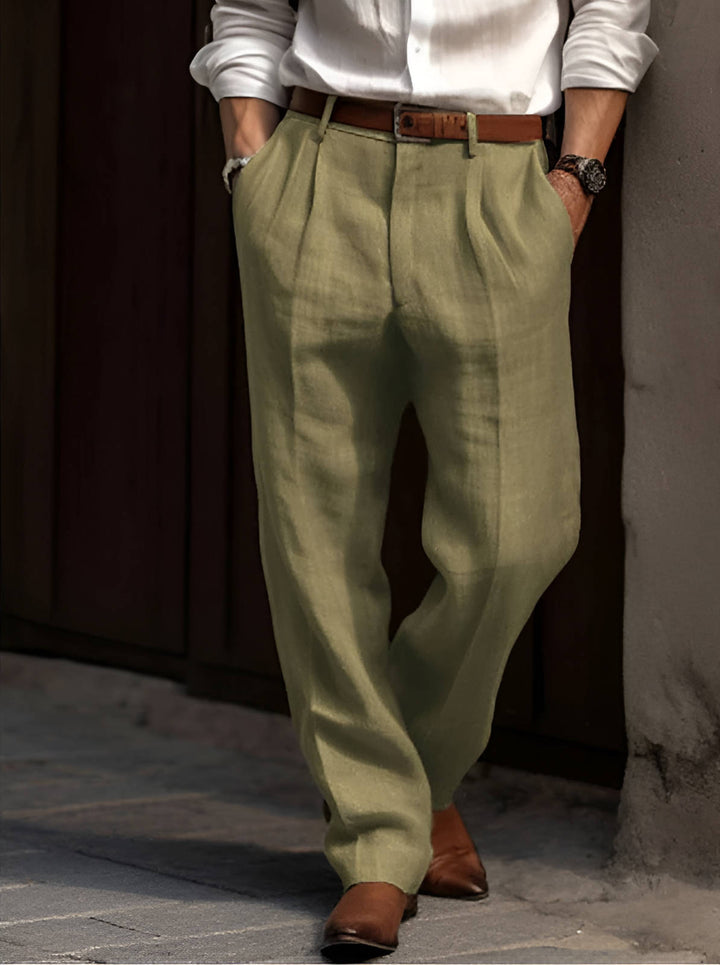 Classic Linen Dress Pants 4