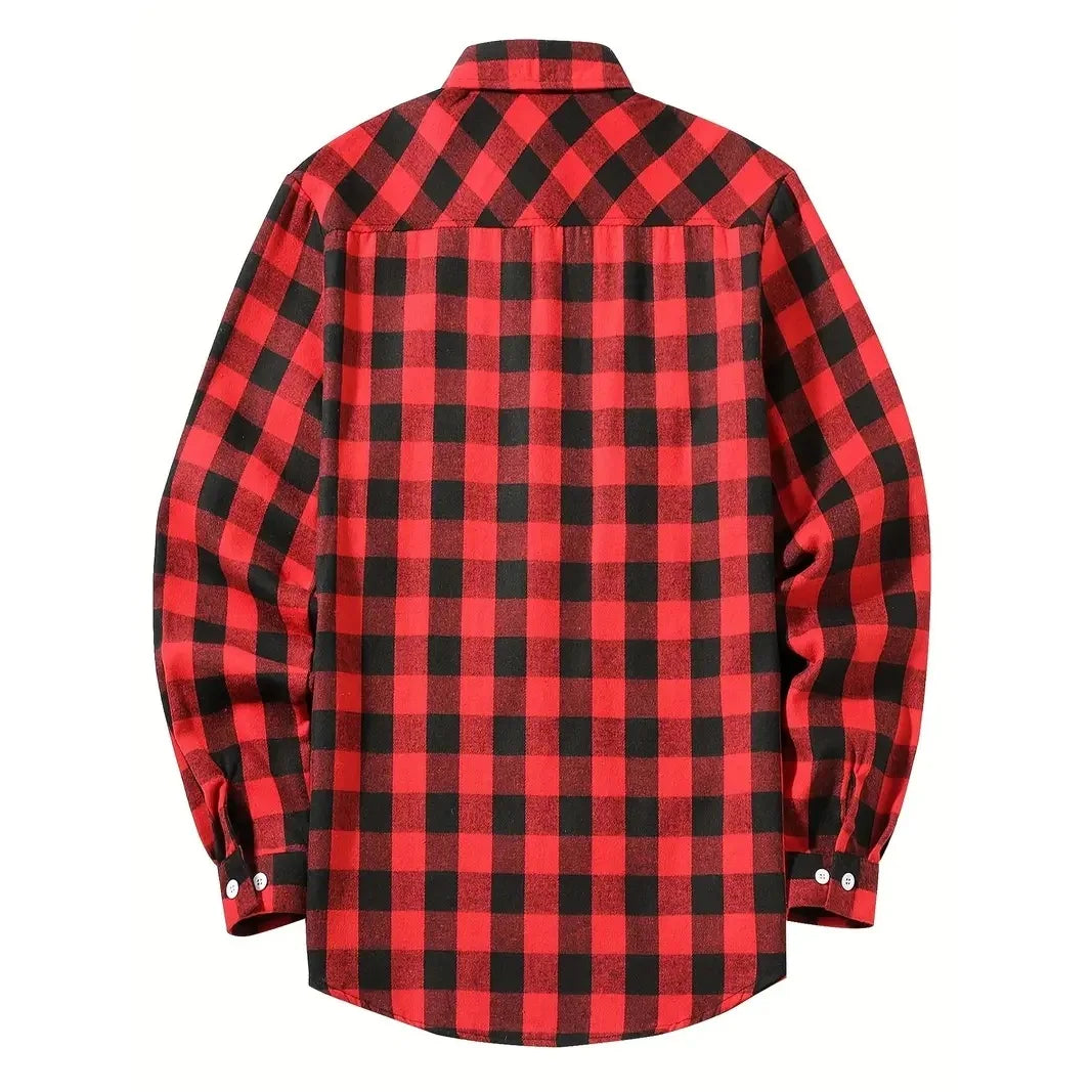 Classic Plaid Flannel Shirt 1