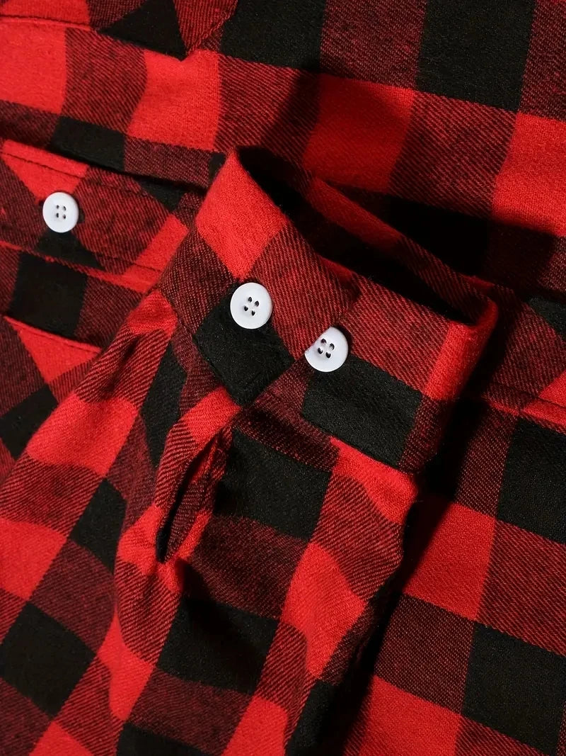 Classic Plaid Flannel Shirt 2