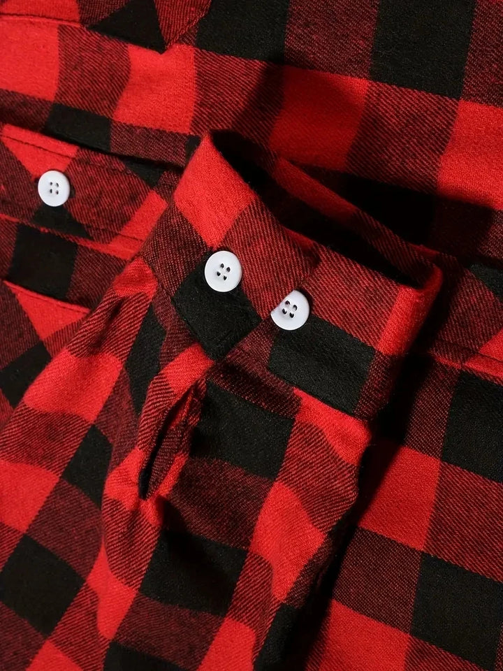 Classic Plaid Flannel Shirt 2