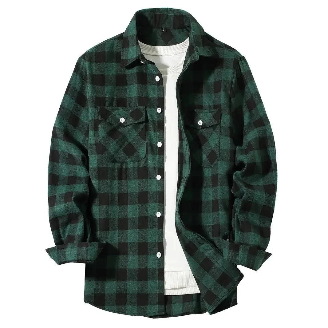 Classic Plaid Flannel Shirt 5
