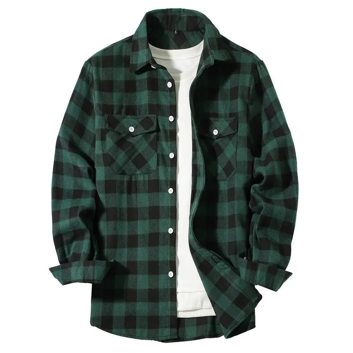 Classic Plaid Flannel Shirt 5