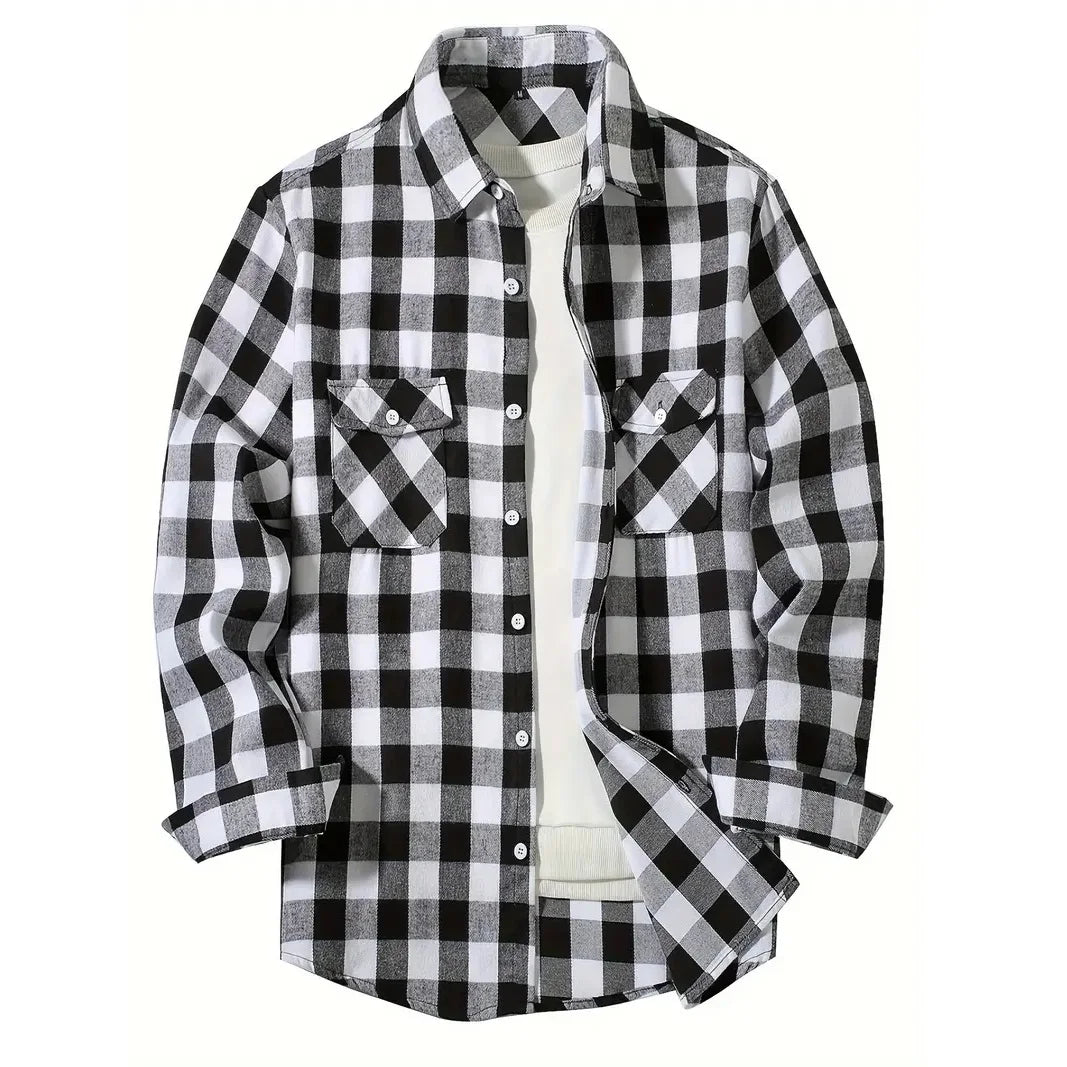Classic Plaid Flannel Shirt 6