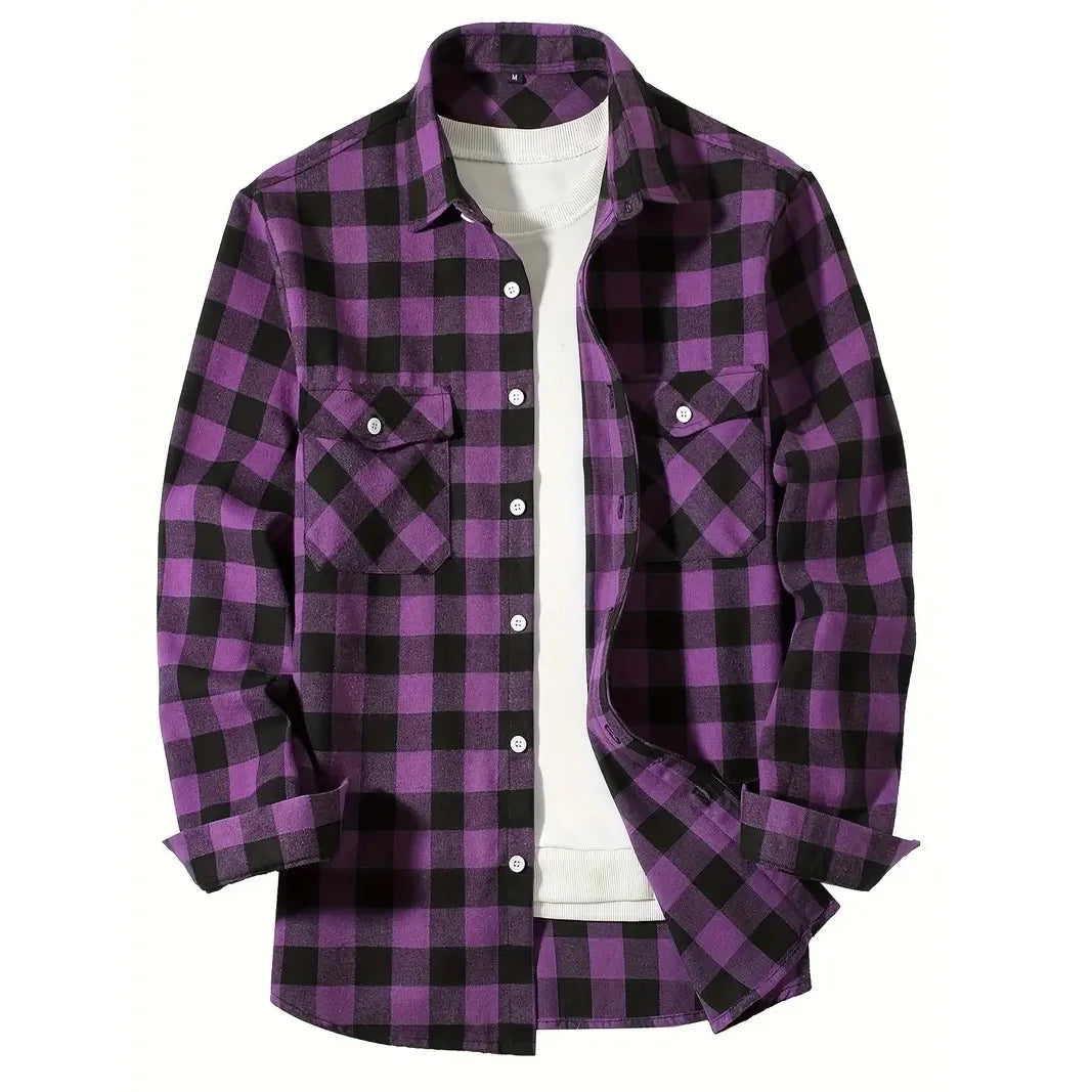 Classic Plaid Flannel Shirt 7