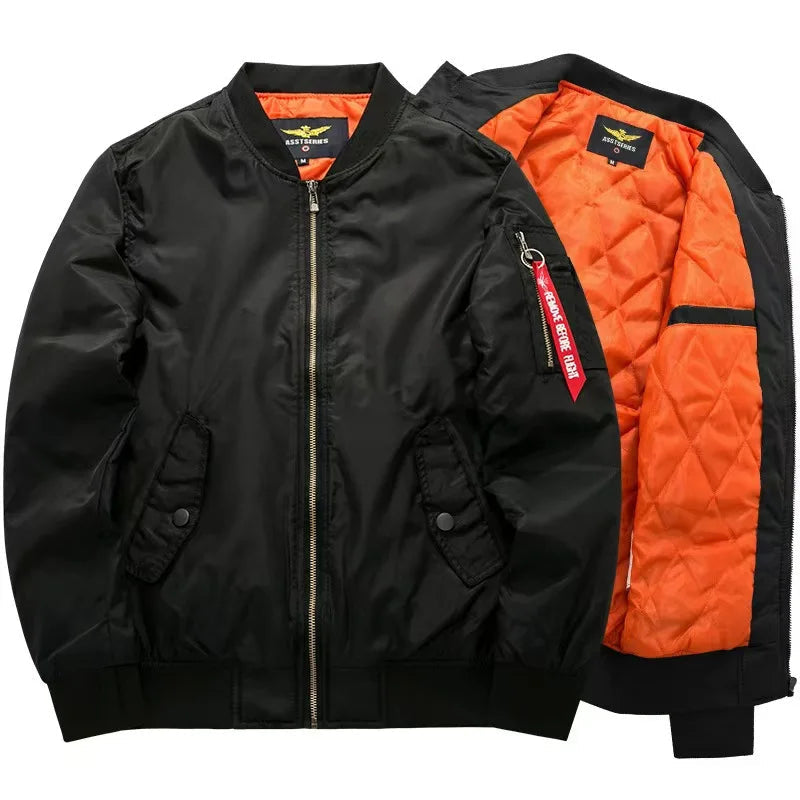 Classic Weather-Resistant Bomber Jacket 0