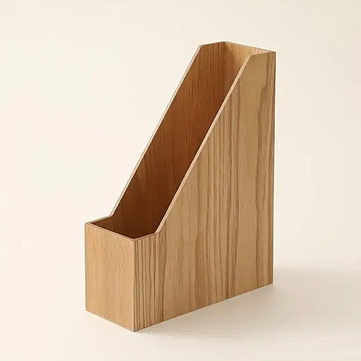 Classic Wooden Magazine Holder 0