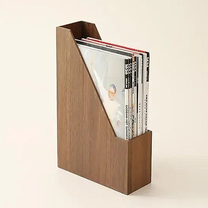 Classic Wooden Magazine Holder 3