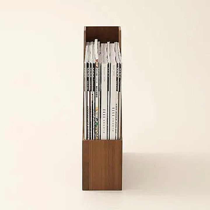 Classic Wooden Magazine Holder 4