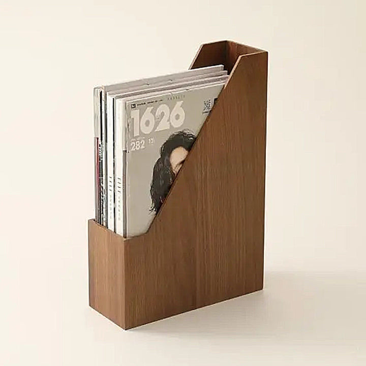 Classic Wooden Magazine Holder 5