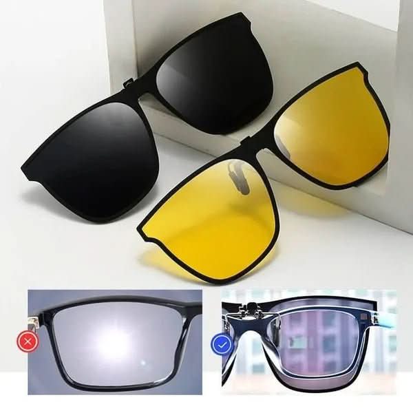 Polarized UV400 Clip-On Sunglasses