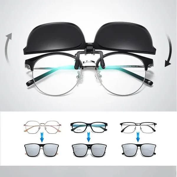 Polarized UV400 Clip-On Sunglasses