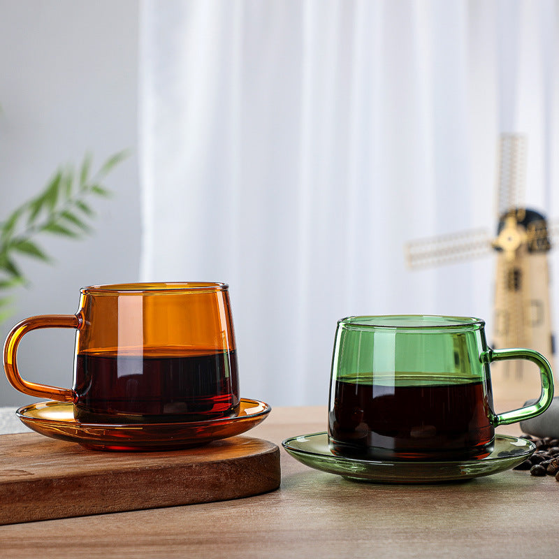 Colorful Borosilicate Glass Cup Set 1