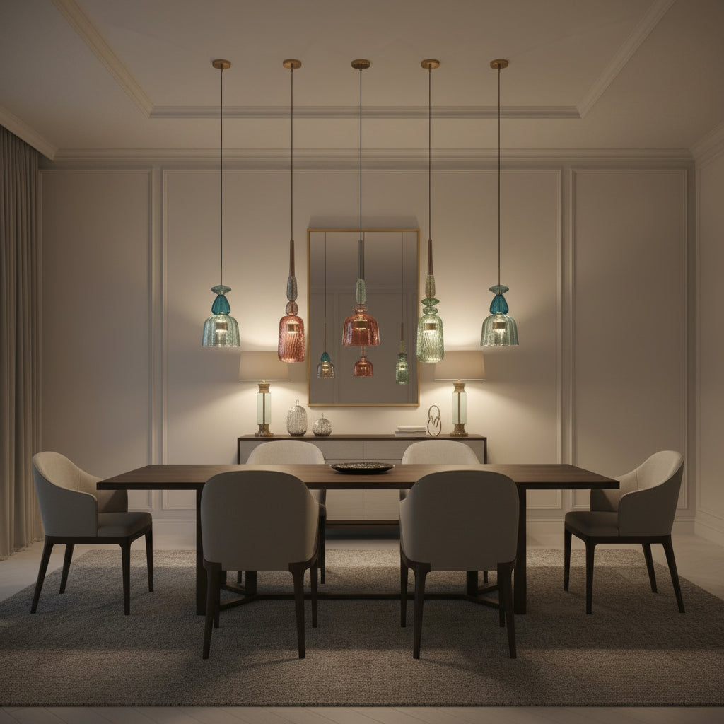 Colorful Glass Pendant Light 1