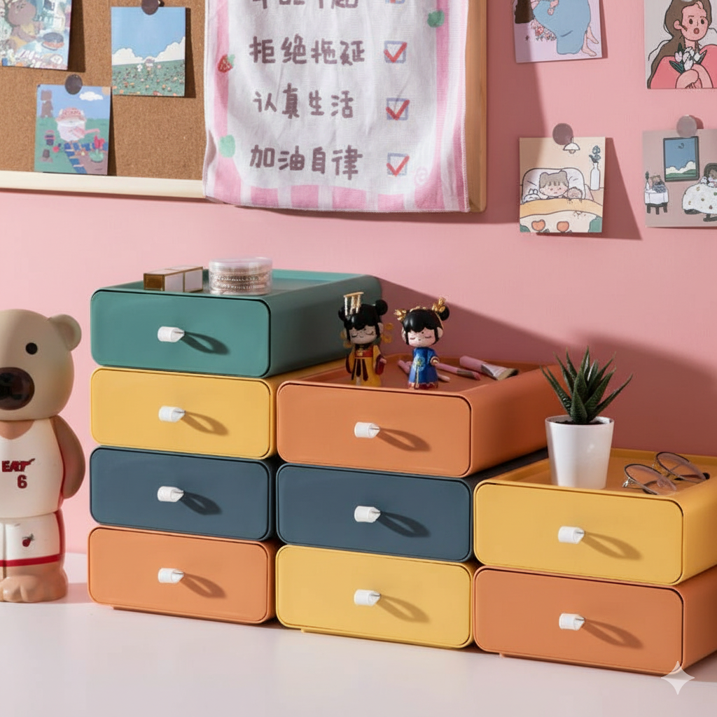 Colorful Plastic Storage Boxes 1
