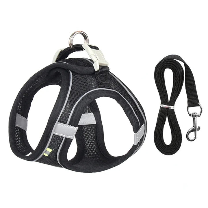 Comfortable Adjustable Dog Harness Leash Set 9