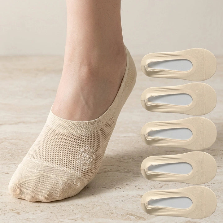 Comfortable Cotton No-Show Socks 1