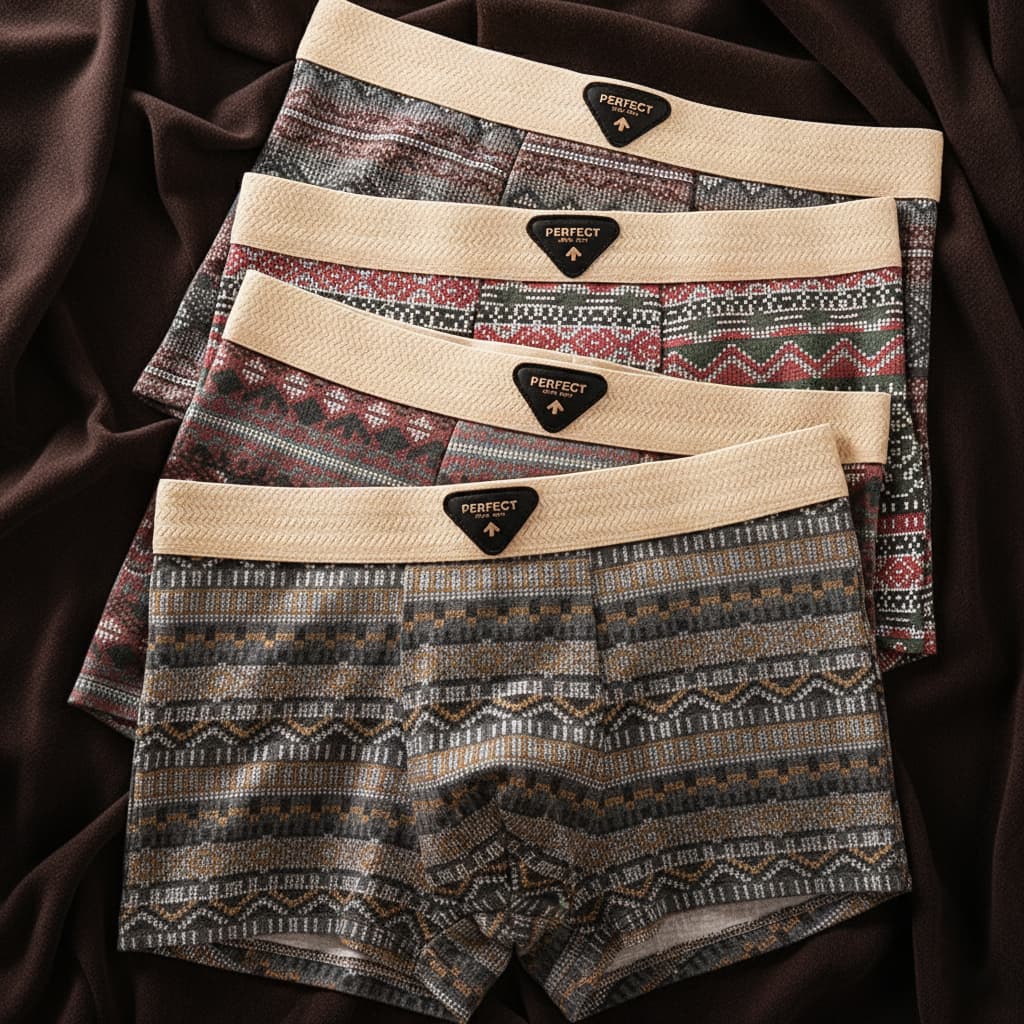 Comfortable Organic Cotton Boxer Briefs 0