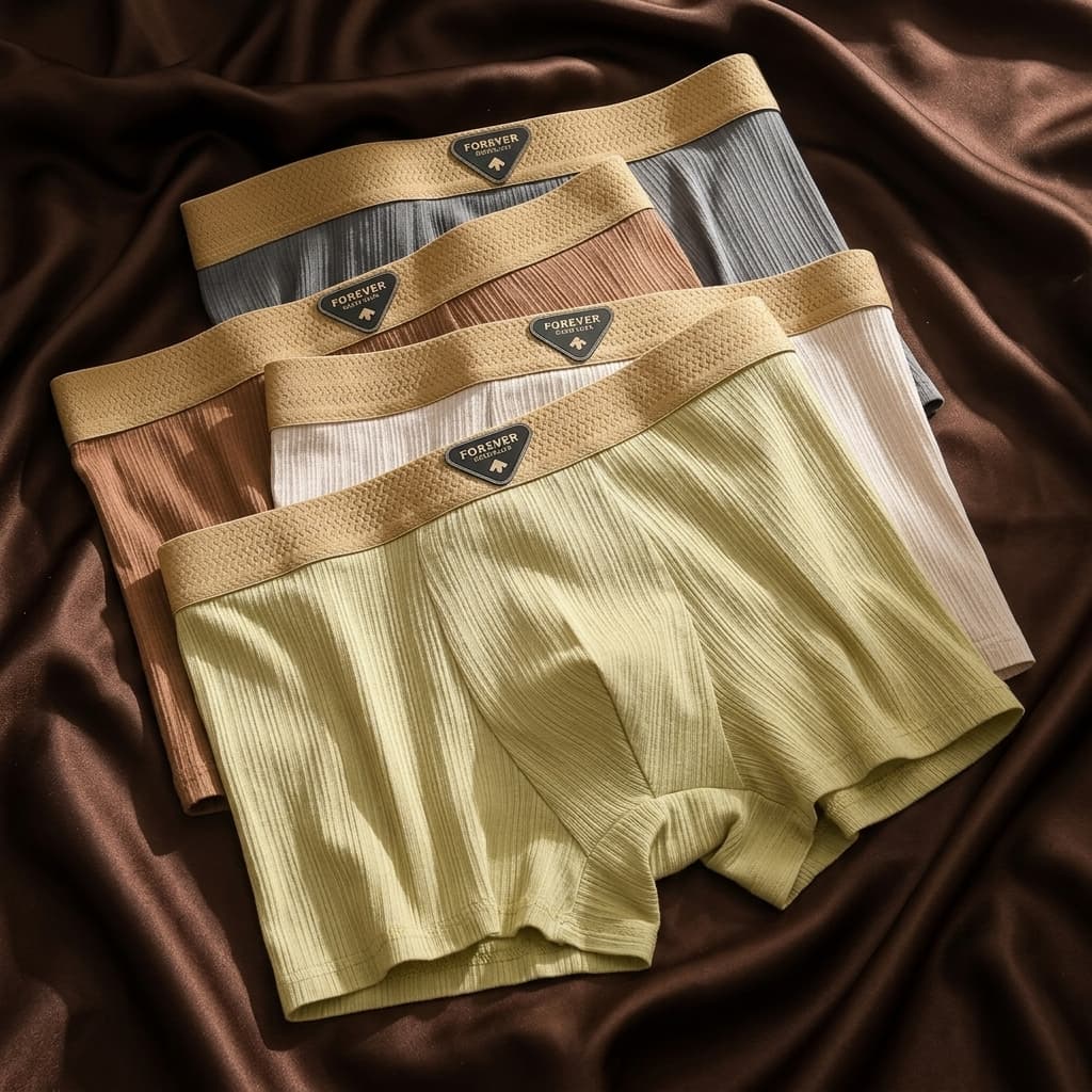 Comfortable Organic Cotton Boxer Briefs 0