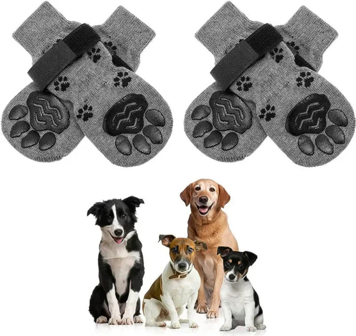 Comforting Cotton Non-Slip Dog Socks 1