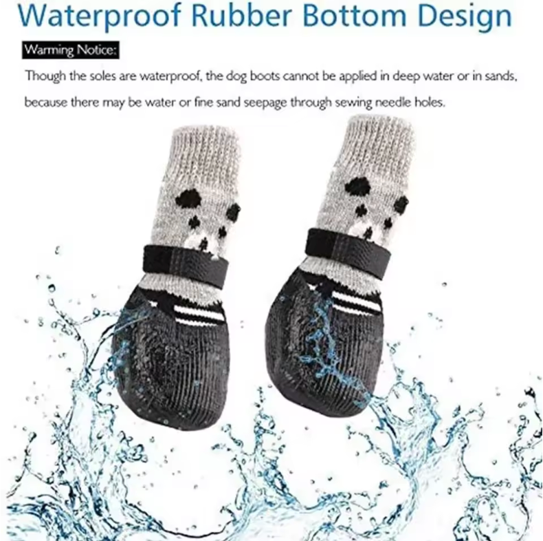 Comforting Waterproof Dog Socks 5
