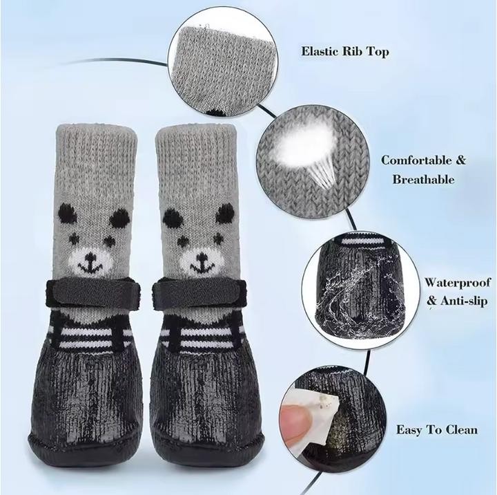 Comforting Waterproof Dog Socks 6