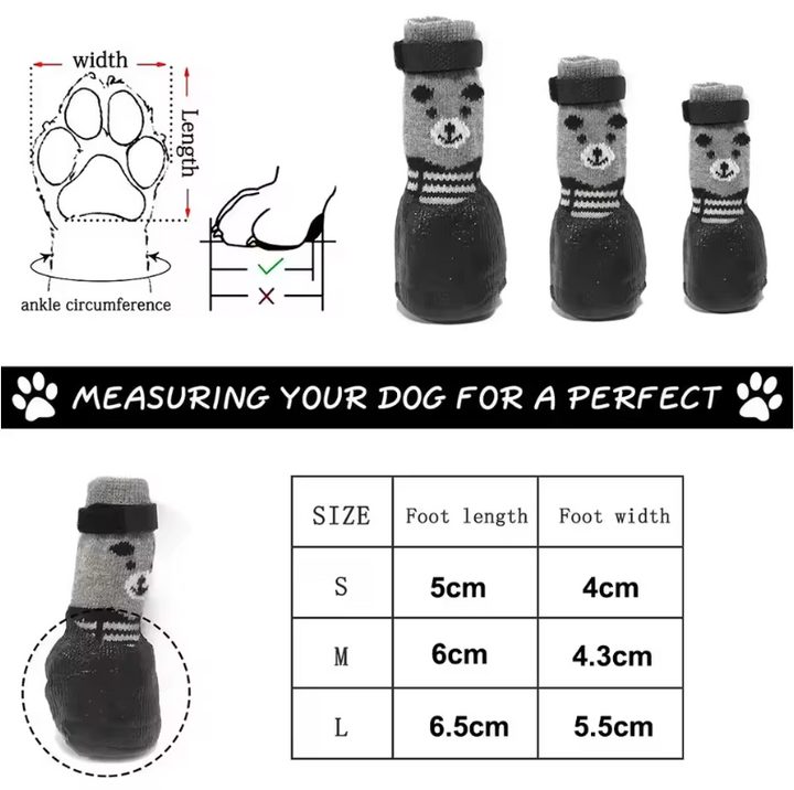 Comforting Waterproof Dog Socks 7