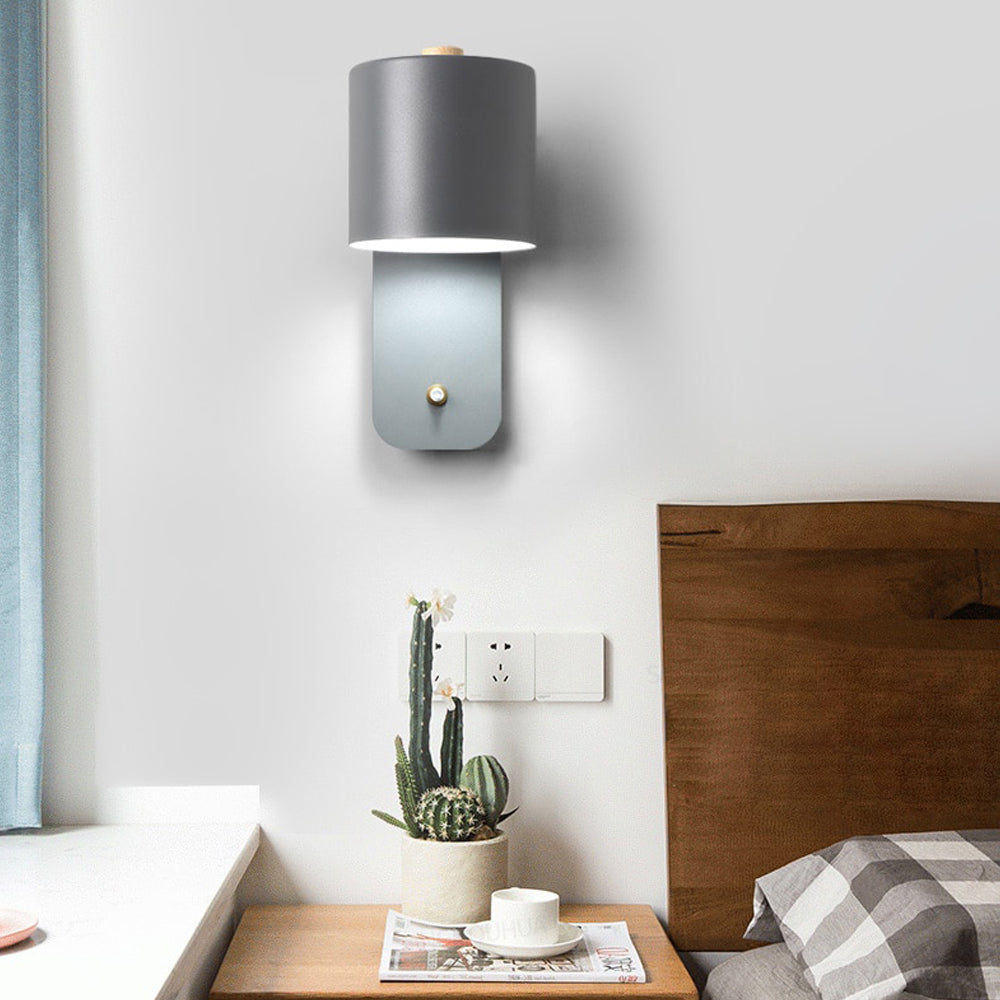 Contemporary Metal Bedside Lamp 2