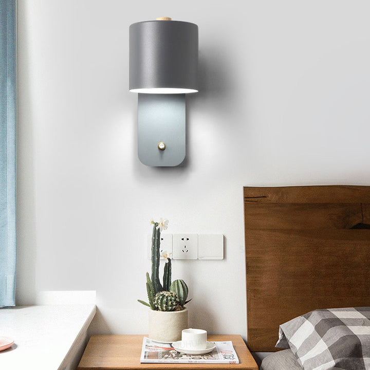 Contemporary Metal Bedside Lamp 2