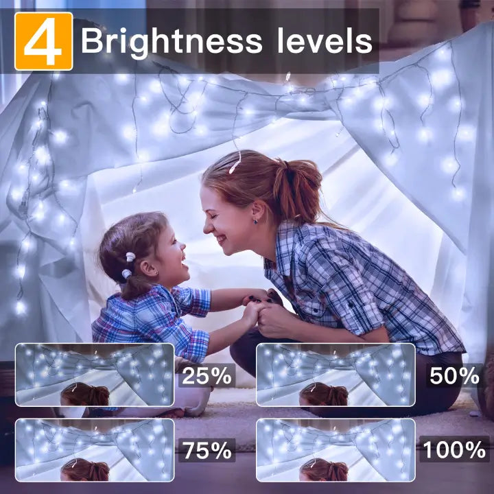 Cool White Icicle Lights product dimensions