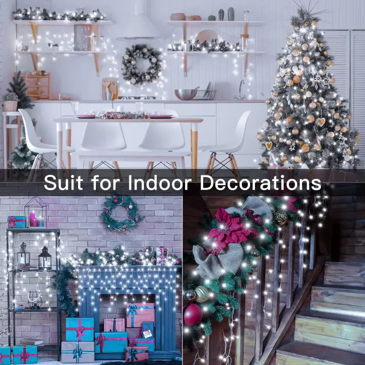 Cool White Icicle Lights waterproof rating detail