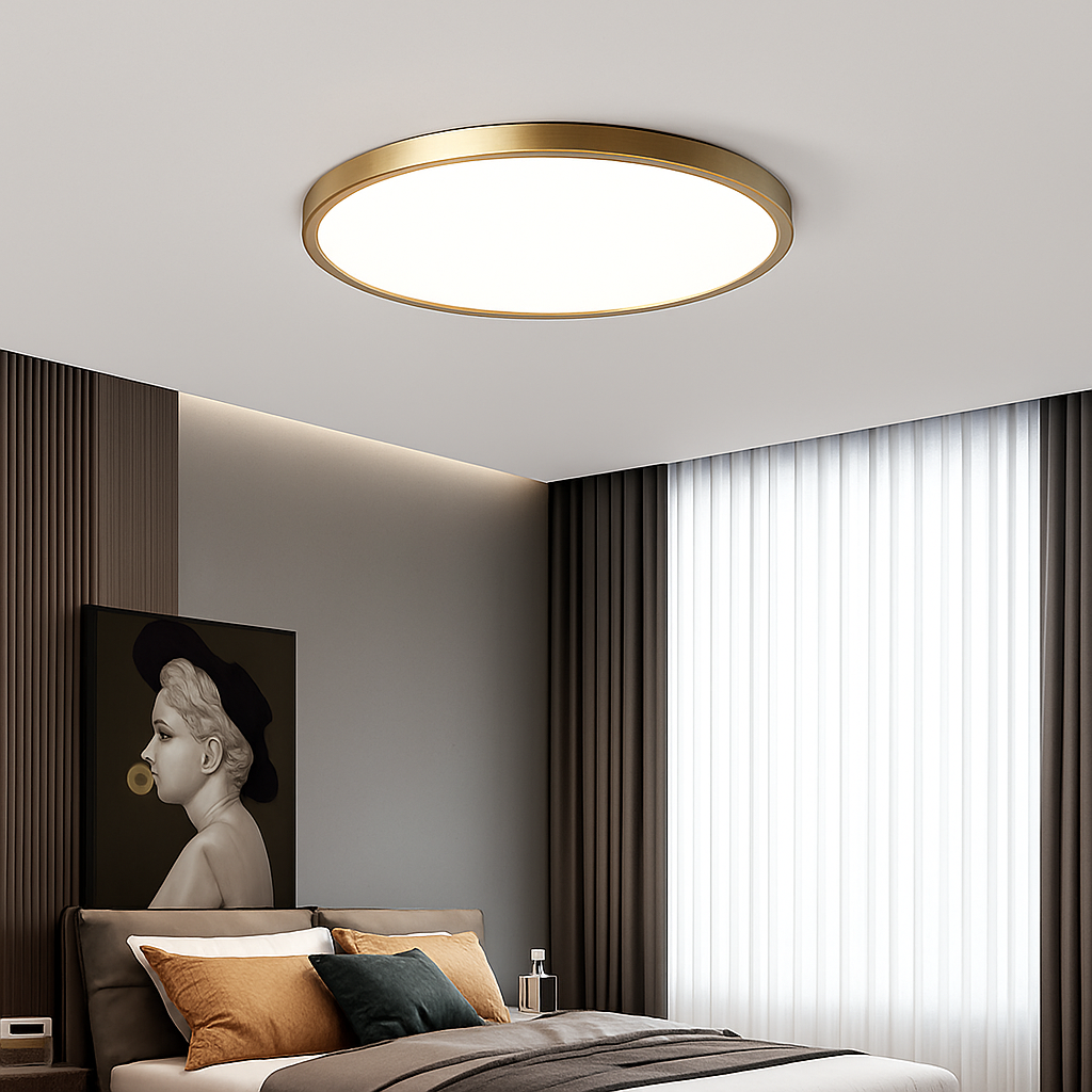 Copper LED Ceiling Light 3