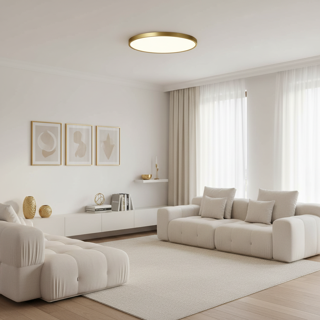 Copper LED Ceiling Light 4