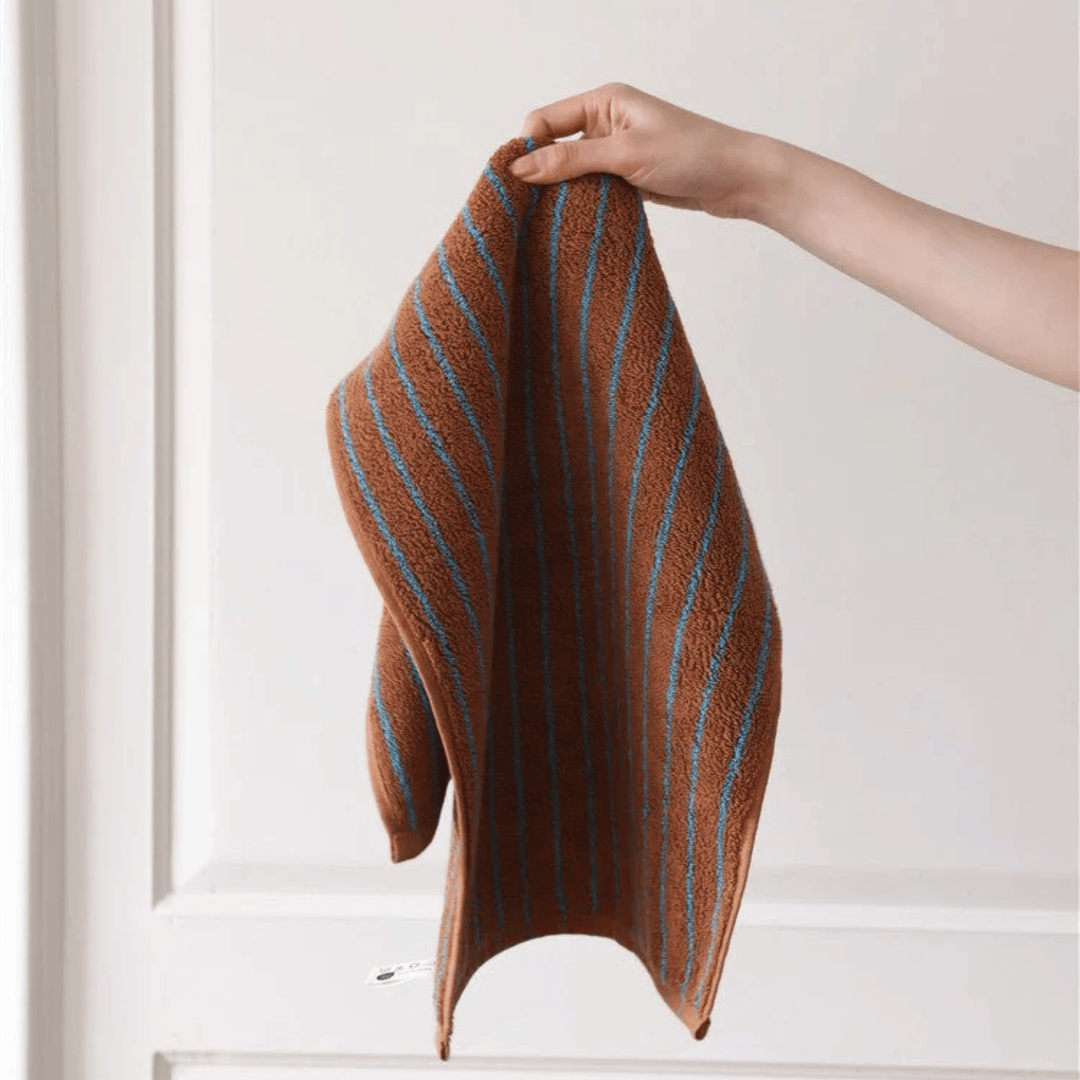 Cotton Striped Bath Towel 0
