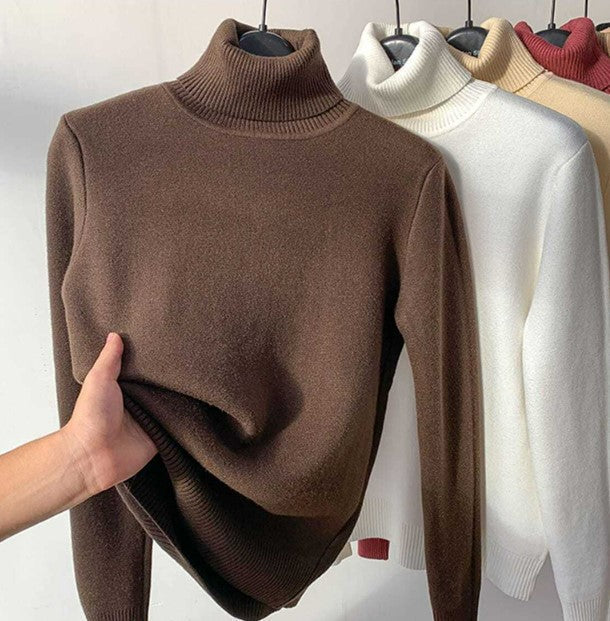 Cozy Alpaca Wool Turtleneck Sweater 1