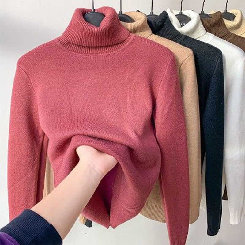Cozy Alpaca Wool Turtleneck Sweater 2