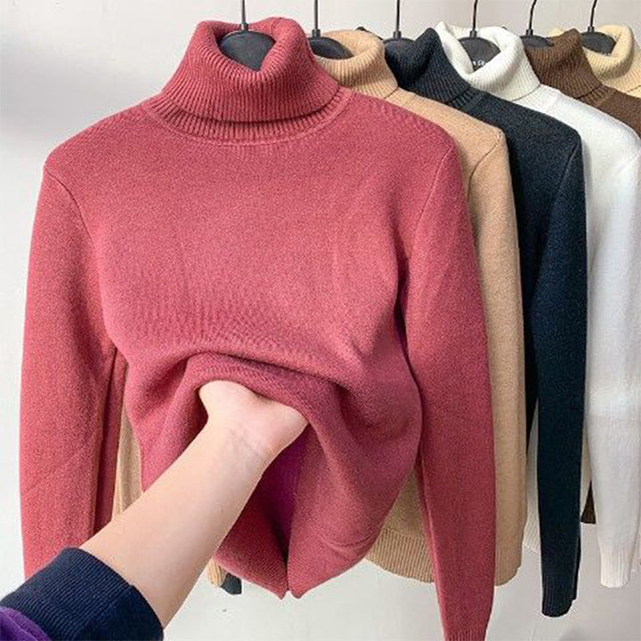 Cozy Alpaca Wool Turtleneck Sweater 2