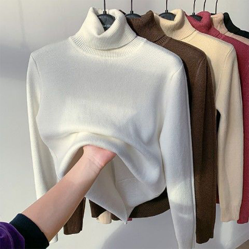 Cozy Alpaca Wool Turtleneck Sweater 4