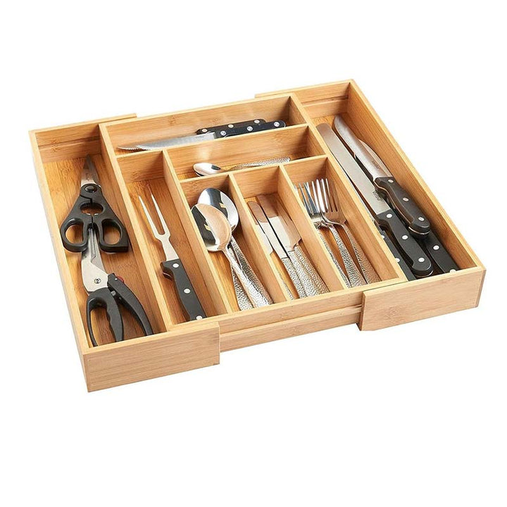 Cozy Bamboo Utensil Organizer 1