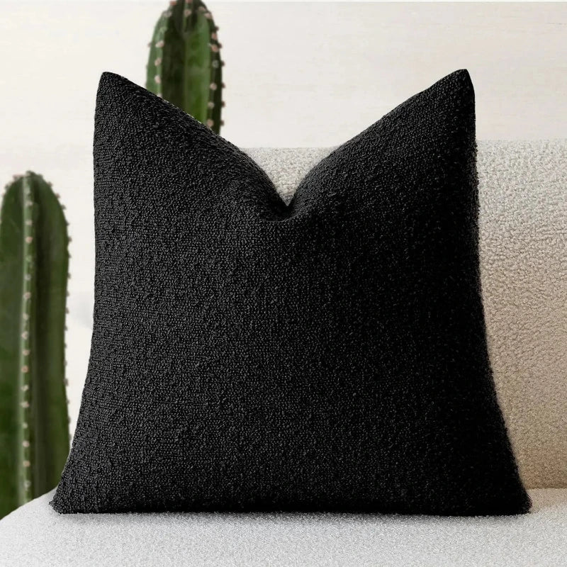Cozy Boucle Couch Cushion Cover 0