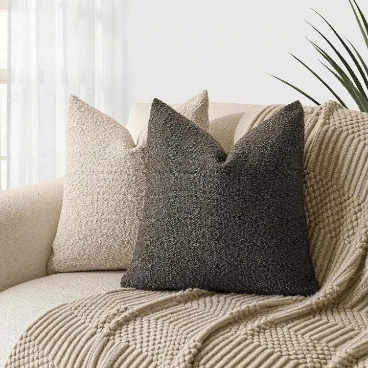 Cozy Boucle Couch Cushion Cover 3
