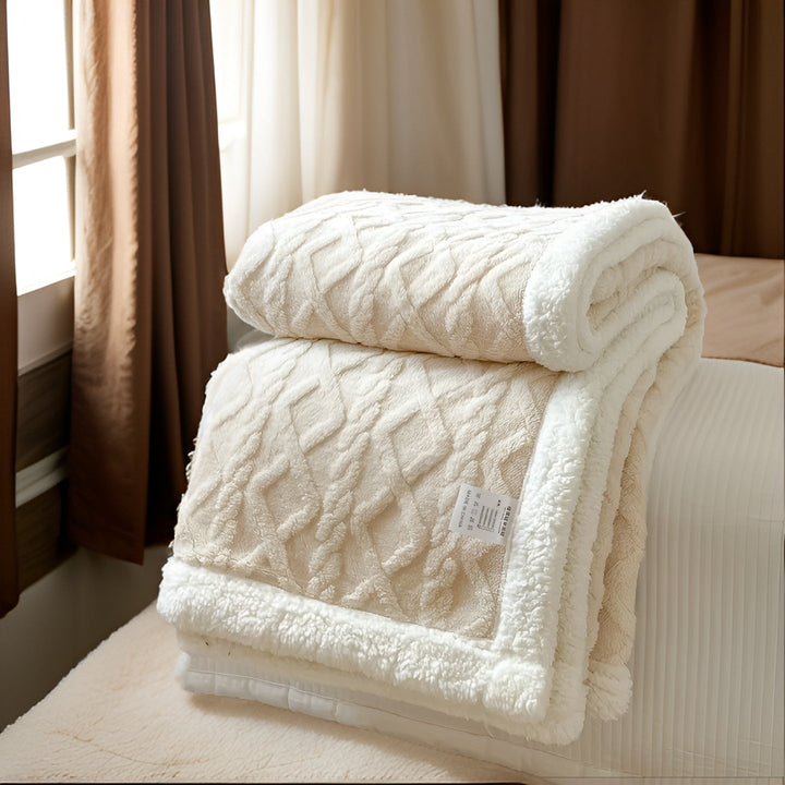 Cozy Cashmere Fleece Blanket 12