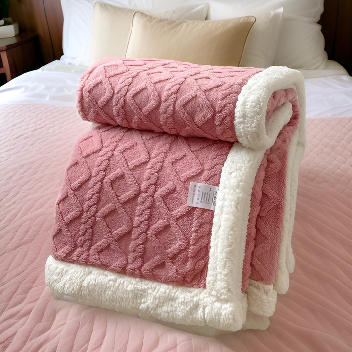 Cozy Cashmere Fleece Blanket 16