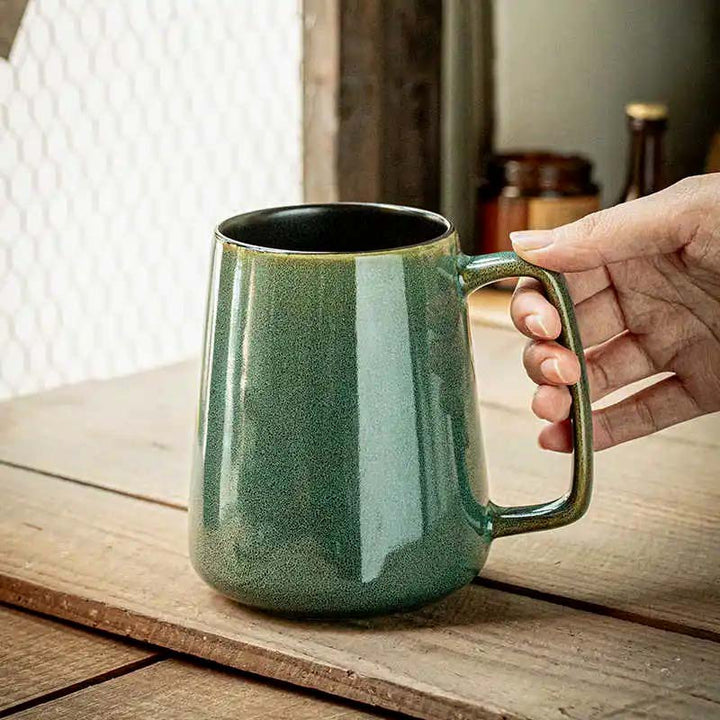 Cozy Ceramic Mug With Lid 5