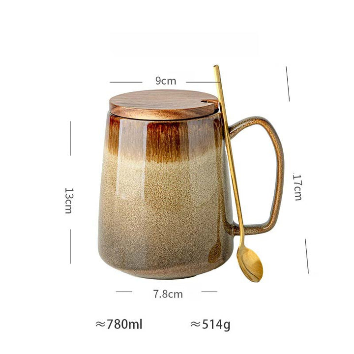 Cozy Ceramic Mug With Lid 7