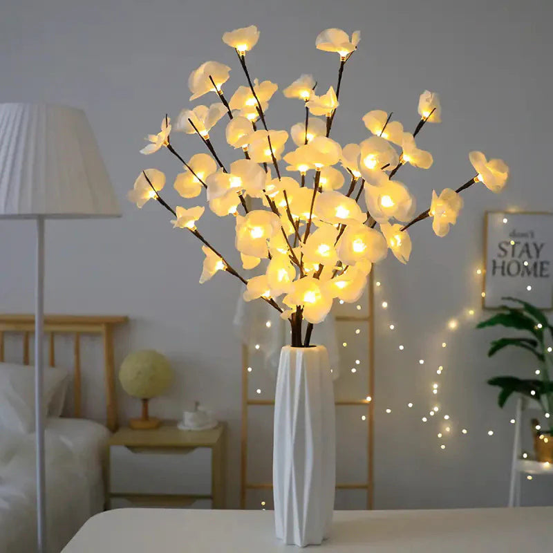 Cozy Cordless Olive Branch Lamp 2