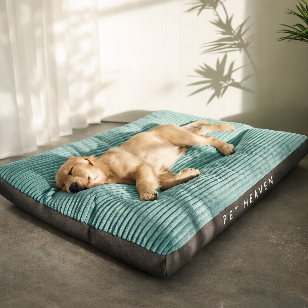 Cozy Corduroy Dog Bed 0