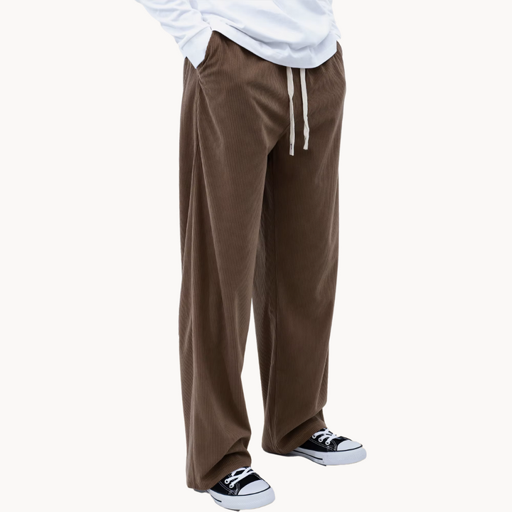 Cozy Corduroy Straight-Leg Pants 10
