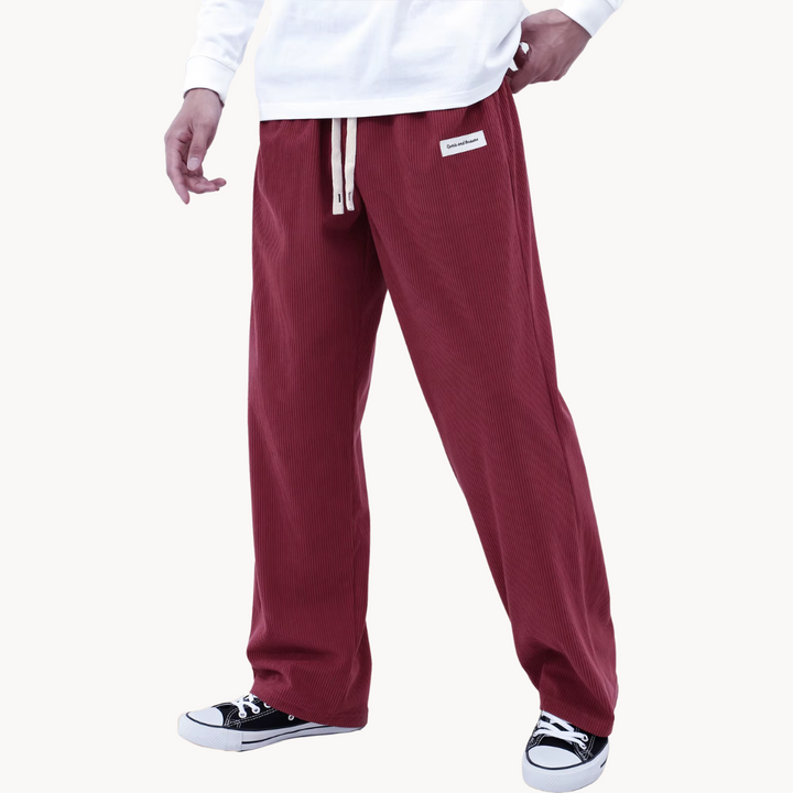 Cozy Corduroy Straight-Leg Pants 13