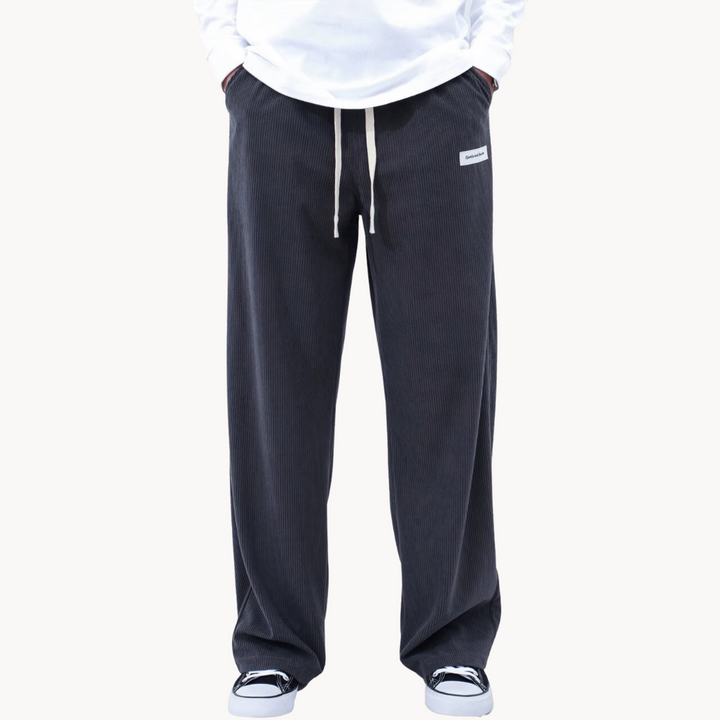 Cozy Corduroy Straight-Leg Pants 5