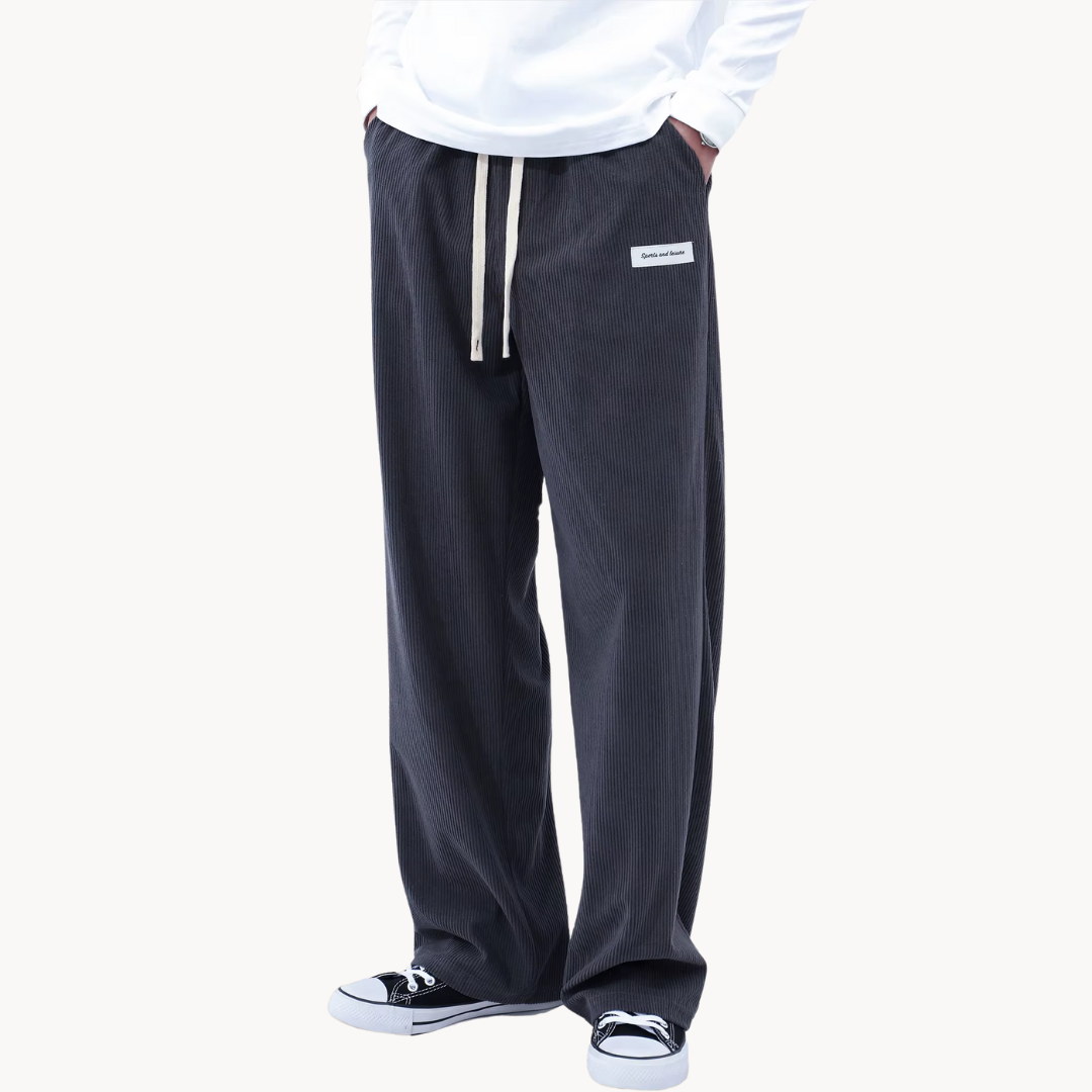 Cozy Corduroy Straight-Leg Pants 7